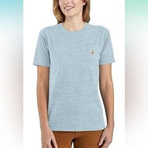 Carhartt Women's Plus Size Loose Fit Heavyweight Short-Sleeve Pocket T-Shirt M